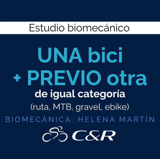 Estudio con una bici ruta/mtb/gravel/ebike + previo compra (bici igual categoría) (Helena Martín)