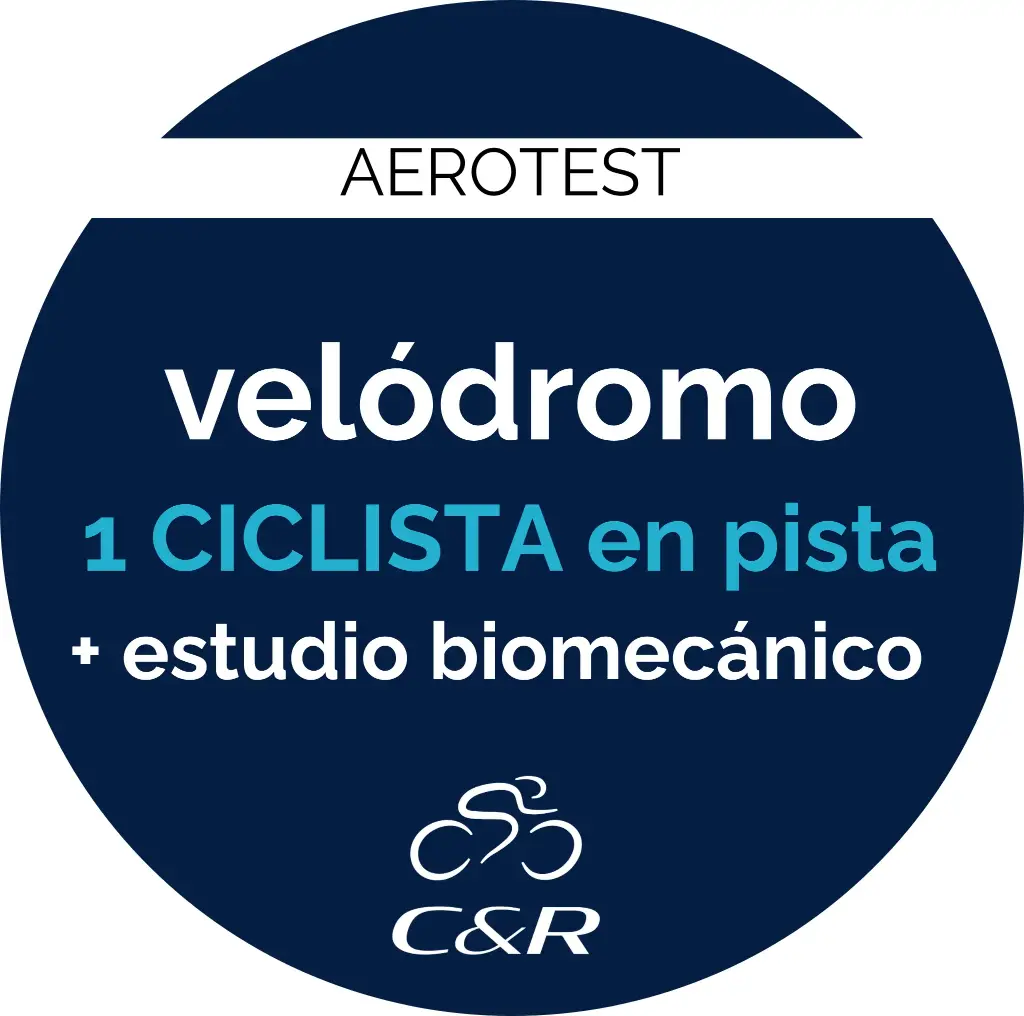 Sesión individual aerotest en velódromo + estudio biomecánico