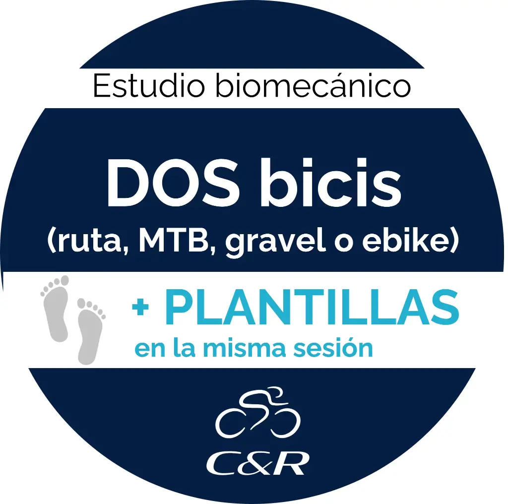 Estudio con dos bicis o una bici +previo (ninguna aero) + Plantillas