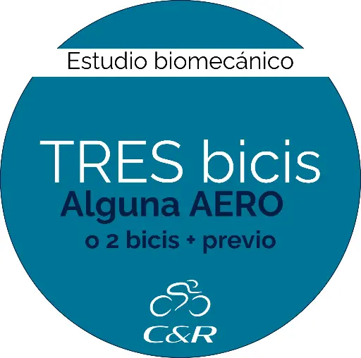 Estudio con tres bicis o dos bicis+previo (una aero)