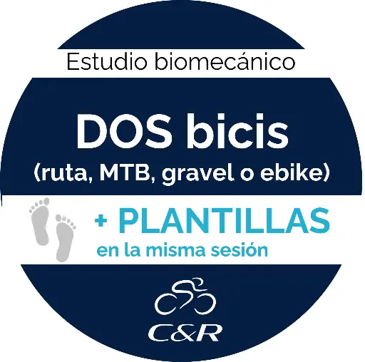 Estudio con dos bicis o una bici +previo (ninguna aero) + Plantillas