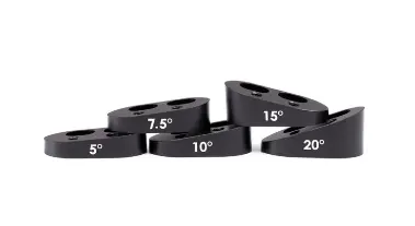 TriRig - Cuñas o espaciadores - Angled Spacers ( 5º/ 10º/ 15º/ 20º)
